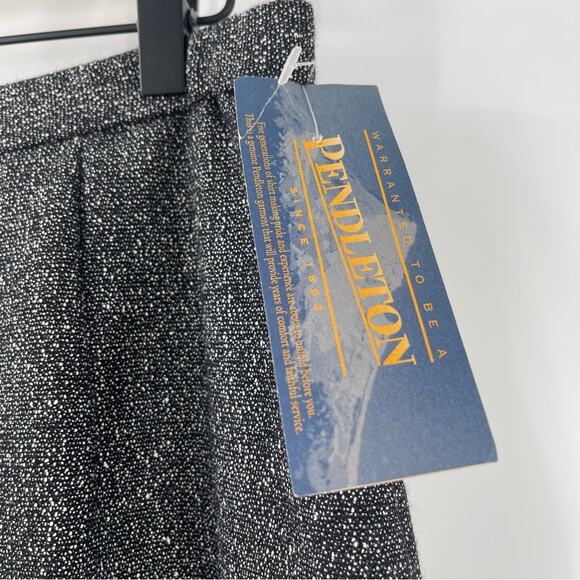 PENDLETON Skirt Petite 14 Vintage Deadstock Wool Blend Boucle Office Business - Picture 3 of 13